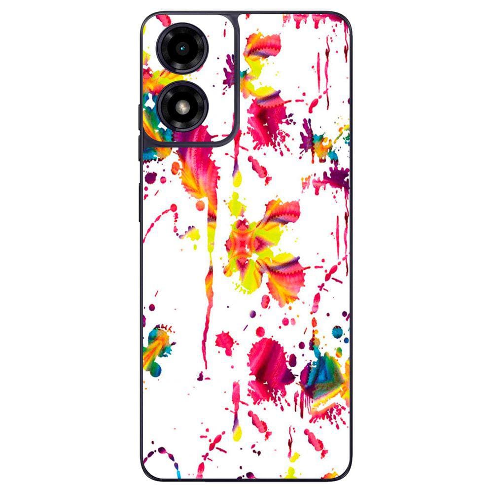 Capa Adesivo Skin205 Verso Para Motorola Moto G04