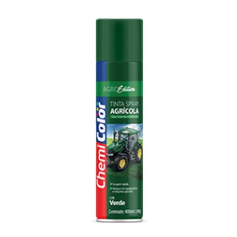 Tinta Spray Agricola Brilhante Verde Jd 400ml - Chemicolor