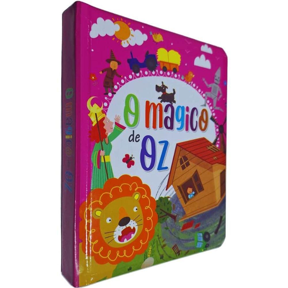 Livro Físico Infantil Cartonado Série Contos Almofadados: O Mágico de Oz