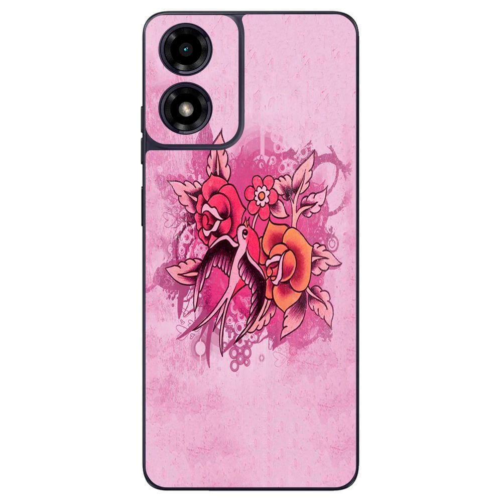 Capa Adesivo Skin007 Verso Para Motorola Moto G04