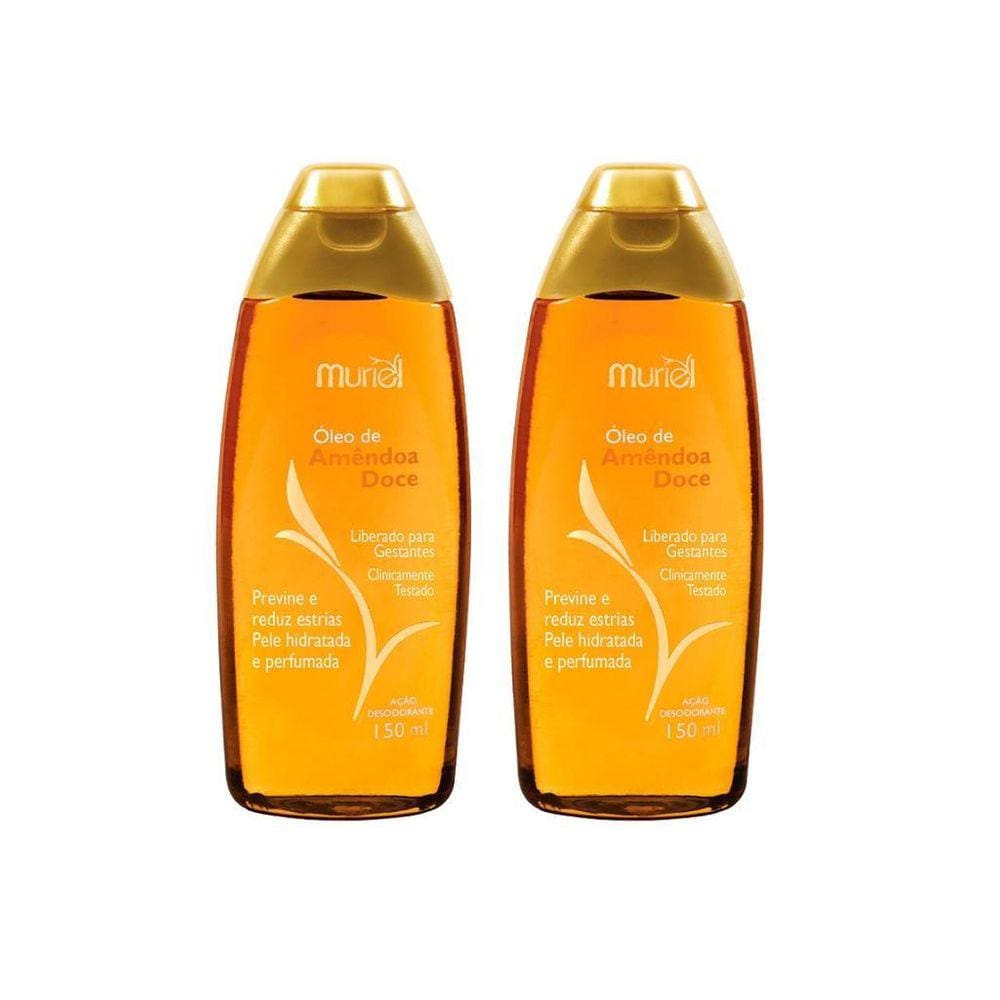 Oleo Corporal Muriel 150Ml Amendoas Doce - Kit Com 2Un