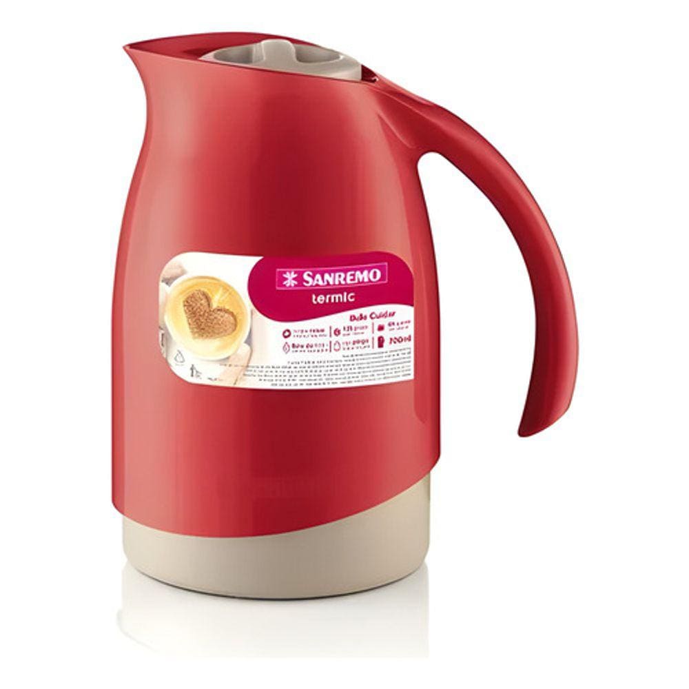 Bule Garrafa Termico Plastico Cuidar 700ml  Todos Cores