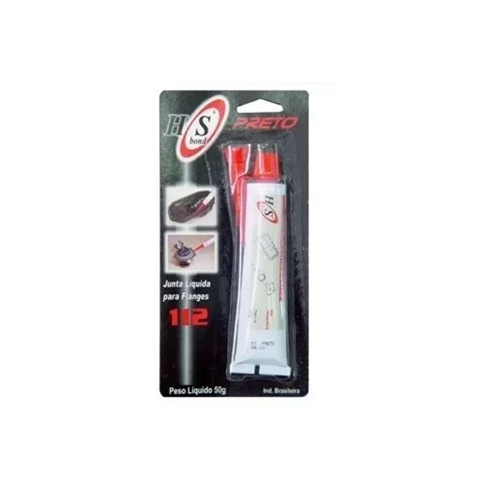 Junta Liquida para Flanges H112 Preto Hsbond 50g