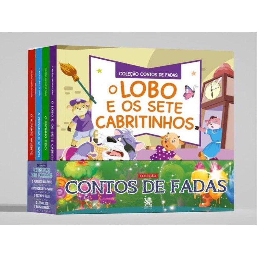 Coleção Contos De Fadas - Kit Com 4 Livros