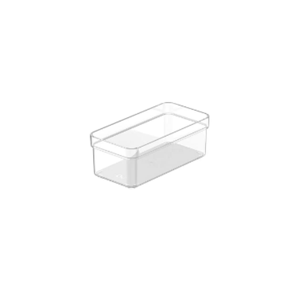 Organizador De Gavetas Clear 15X7,5X5,6cm Natural - Ou