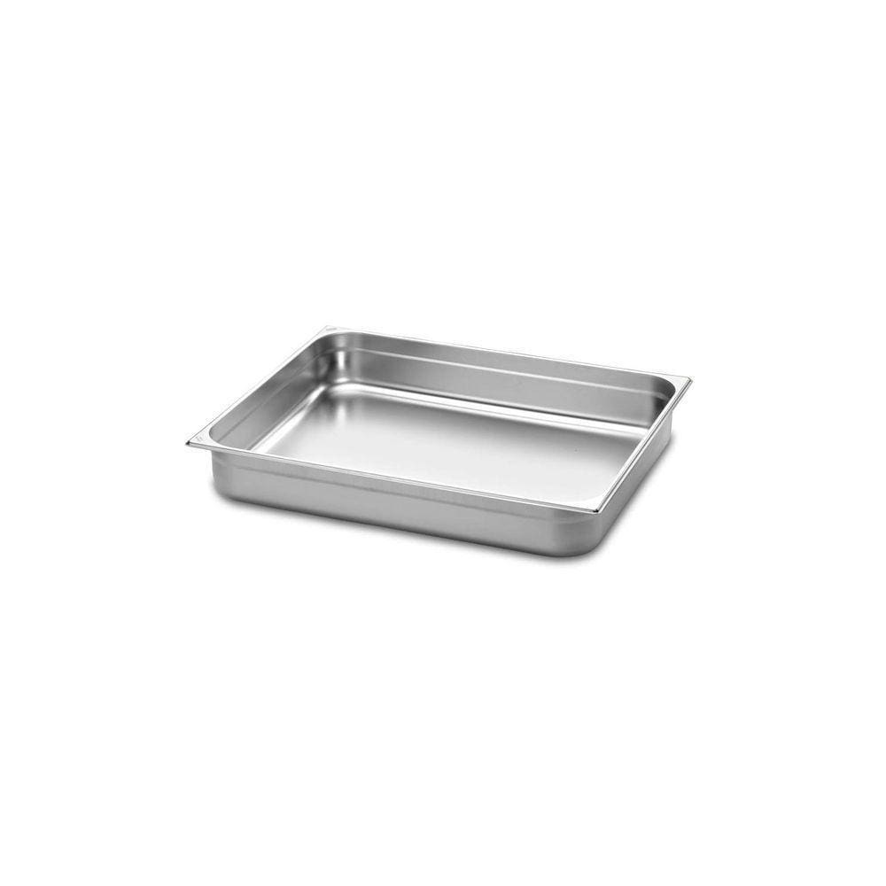 Cuba Gastronômica Tramontina 2/1 Em Aço Inox Sem Alças Profundidade 100 Mm - Aço 304 Tramontina
