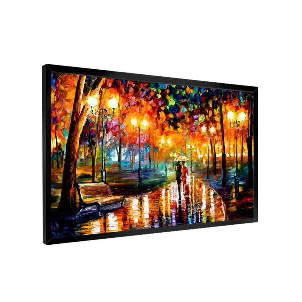 Quadro Decorativo Pintura Leonid Afremov Praça