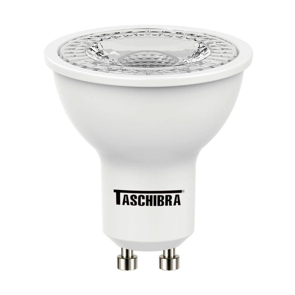 Lâmpada Led Dicroica Mr16 Tdl 25 4w Taschibra Bivolt 2700k Luz Quente