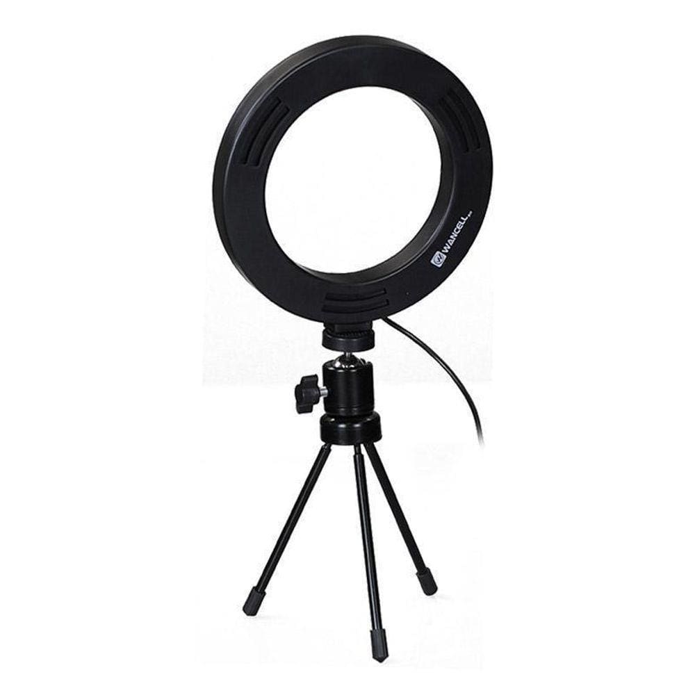 Ring Light Iluminador 16Cm + Mini Tripé