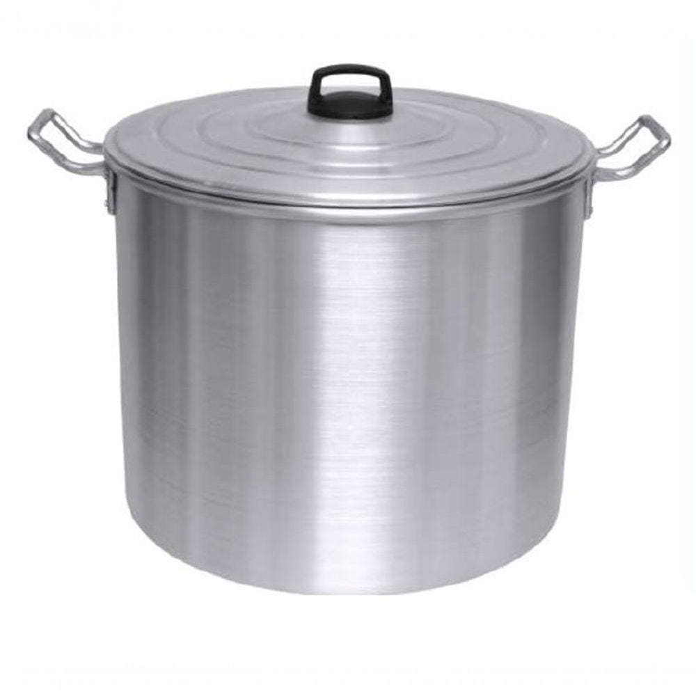 Panela Industrial Aluminio Grosso Panelão Alto 50 Litros