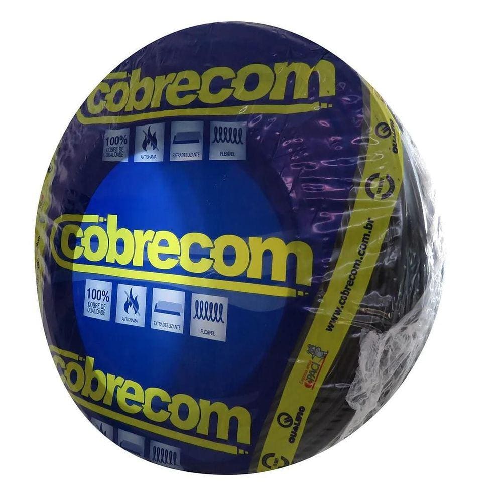 Rolo De Cabo 2,5Mm Vermelho Com 15M - Cobrecom