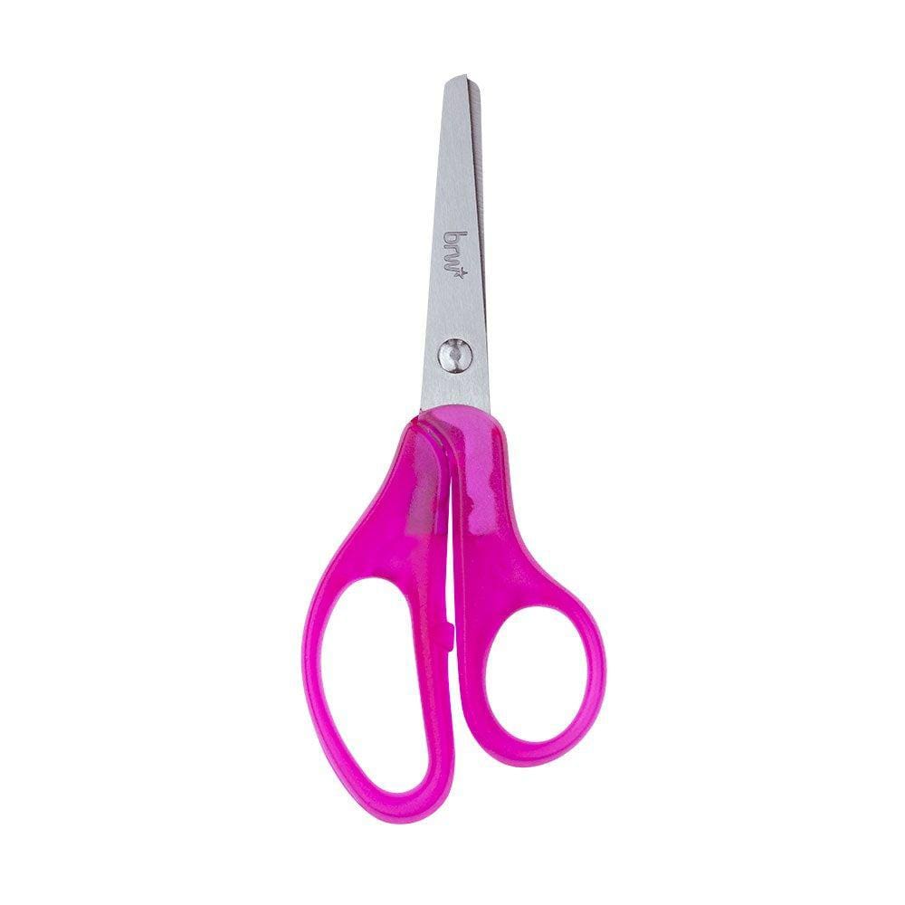 Tesoura Escolar 13cm Aço Inox BRW