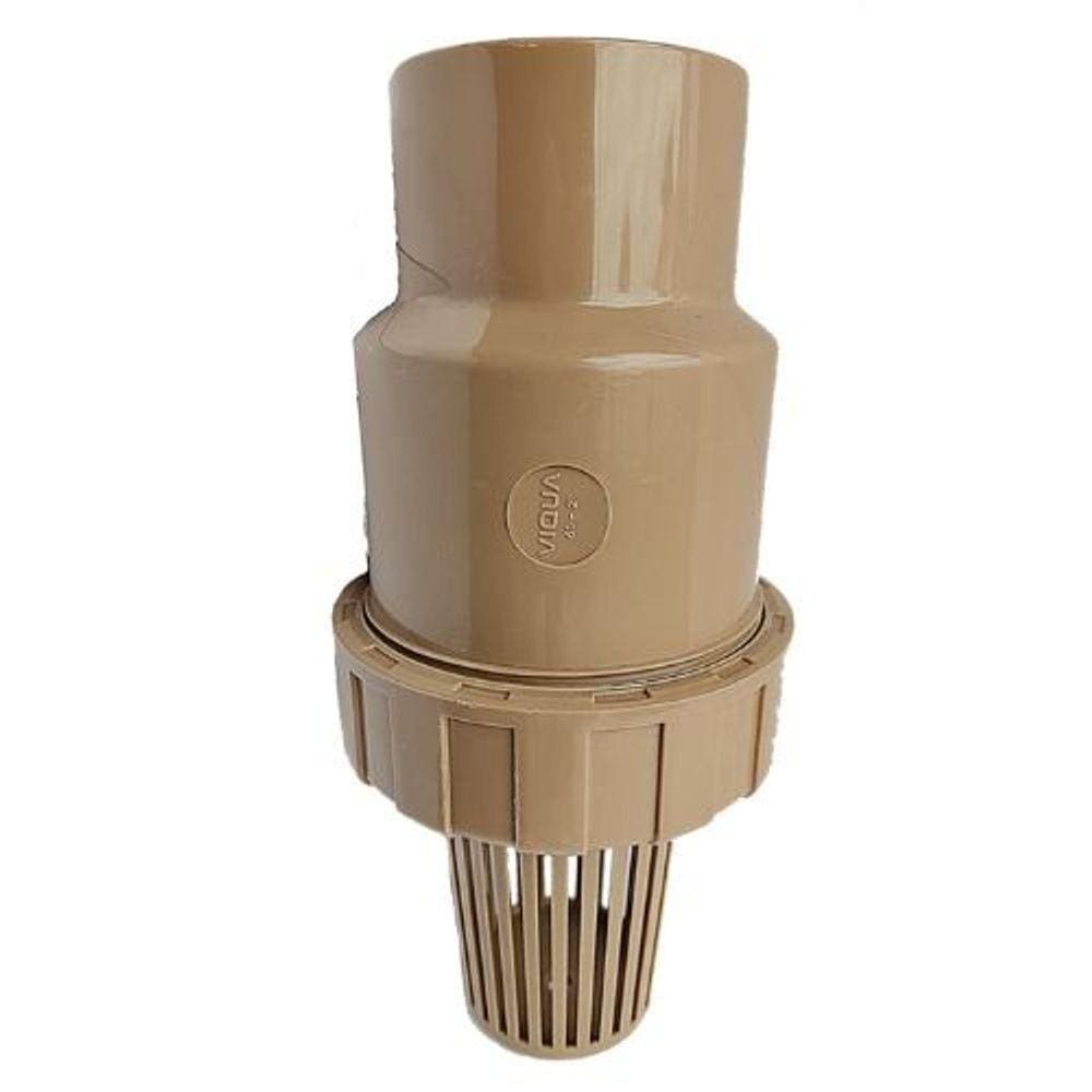 Válvula De Retenção Pvc Roscavel 2 Pol. (50Mm) Viqua