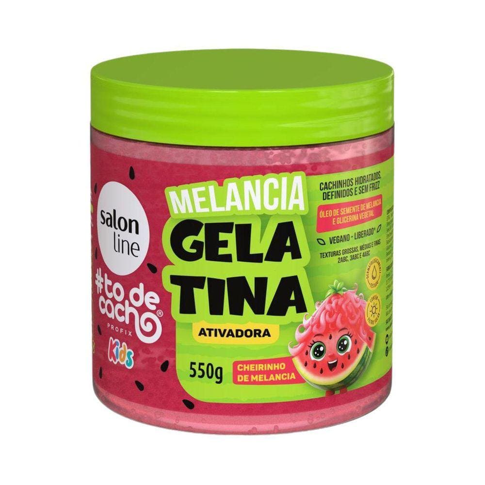 Gelatina Ativadora Salon Line Kids Todecacho Melancia 550G