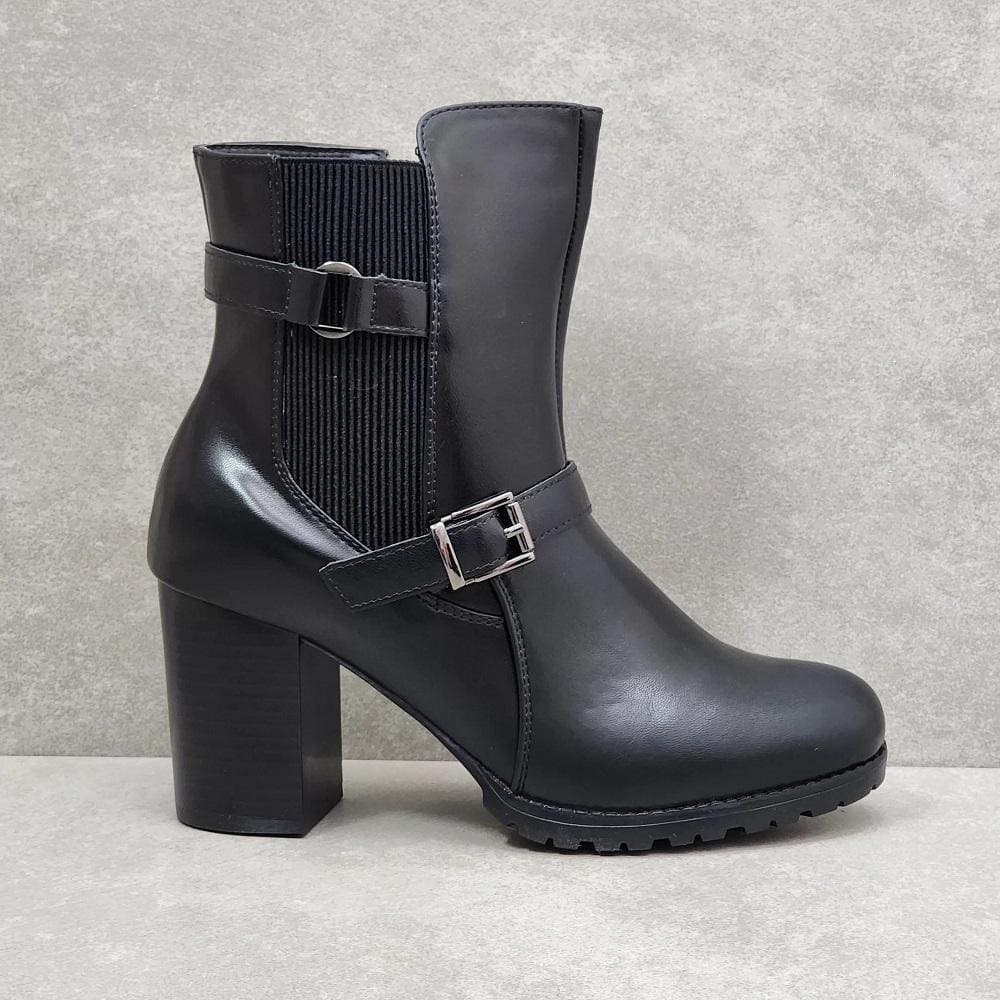 Bota Chelsea Feminina Mooncity Salto Grosso 73132