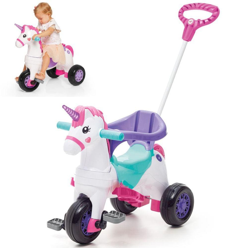 Triciclo Calesita para Meninas Fantasy