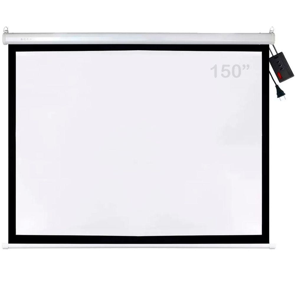 Tela Csr 150`` Elétrica 110v Com Controle Remoto