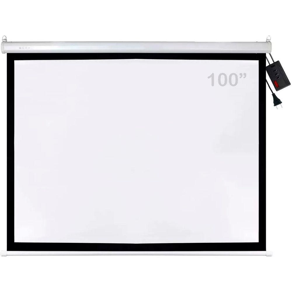 Tela Csr 100`` Elétrica 220v Com Controle Remoto