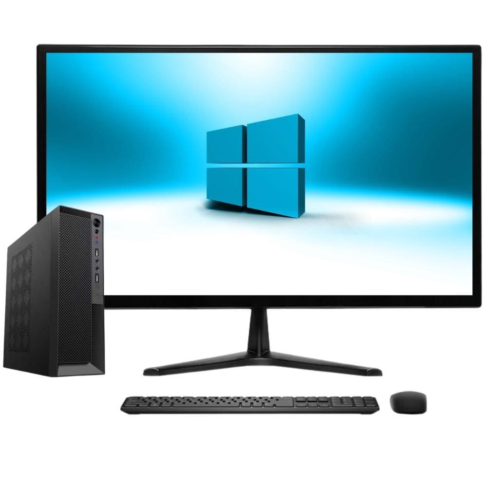 Computador Completo Compacto Intel Core i7, 16GB de memória, SSD 1TB, Windows 10, Monitor LED 19.5" - 3green Slim 3GS-0105