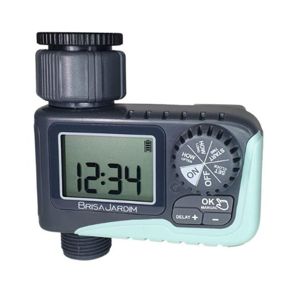 Temporizador Digital Brisa Para Irrigação De Jardim 1 Saida