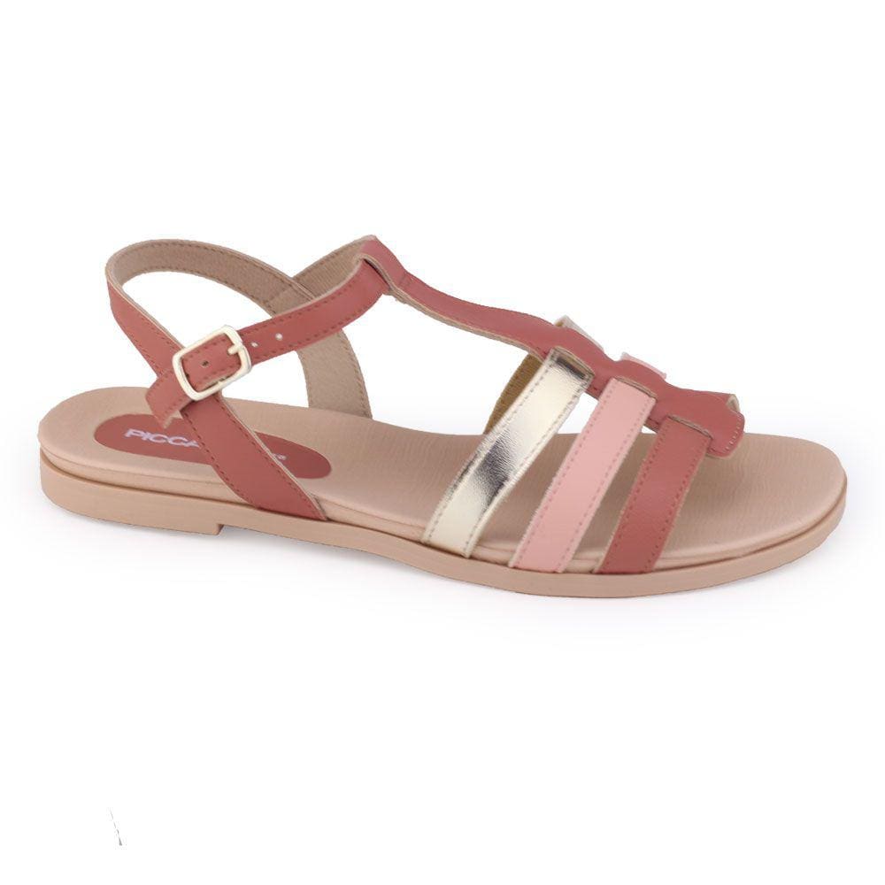 Sandália Fem Piccadilly 418057 Stretch Soft aranha baixa