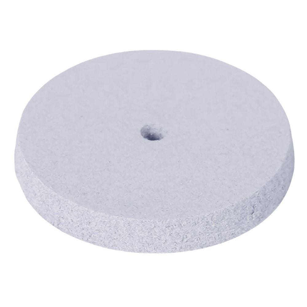 Disco Roda De Borracha 22Mm Polimento Fino Micro Retífica