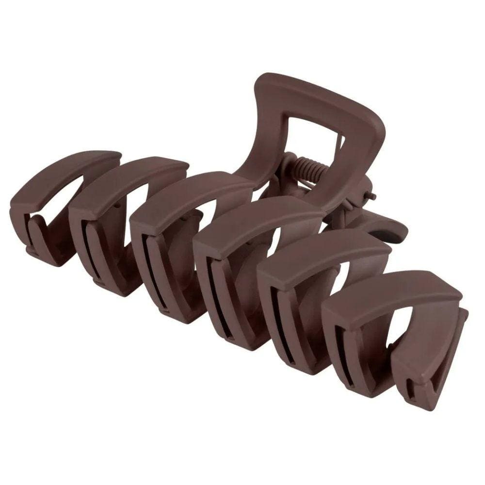 Piranha De Cabelo Line Marrom Fosco Grande ProArt