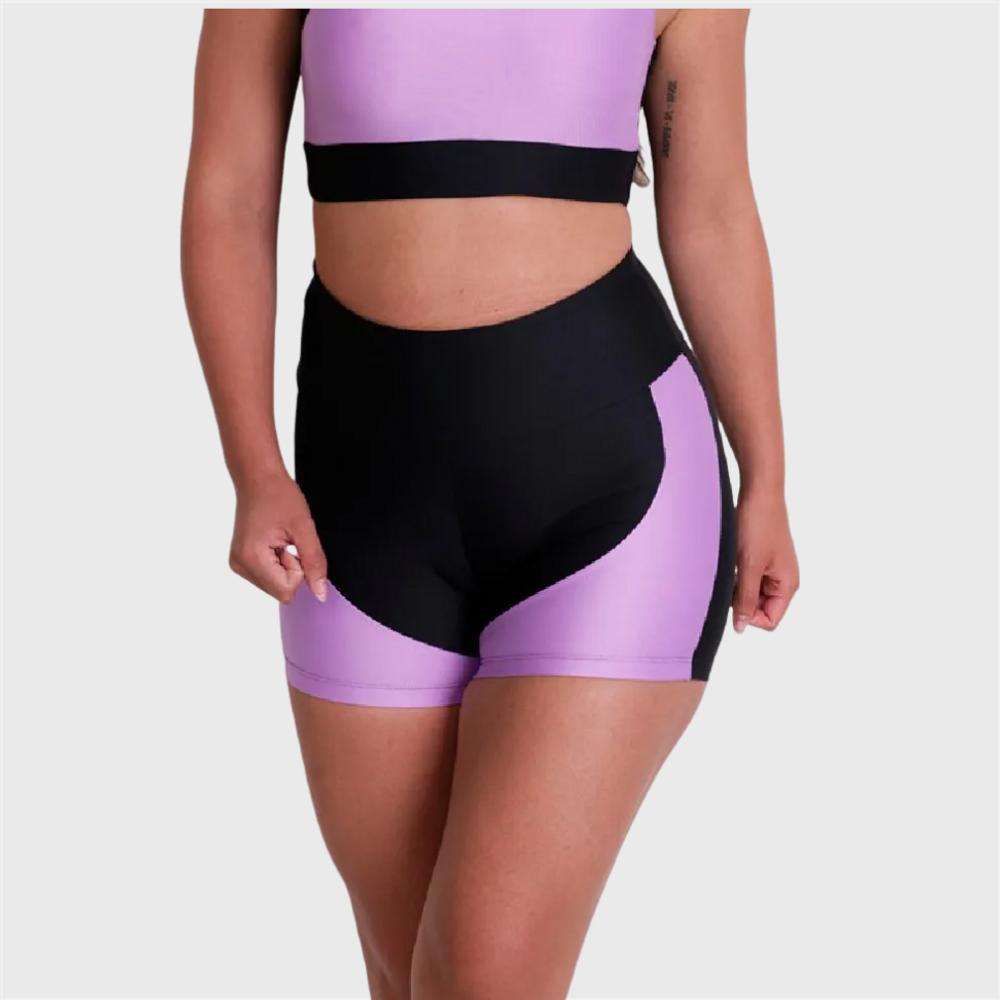 Short Fitness Yndiara Cós Alto Recorte