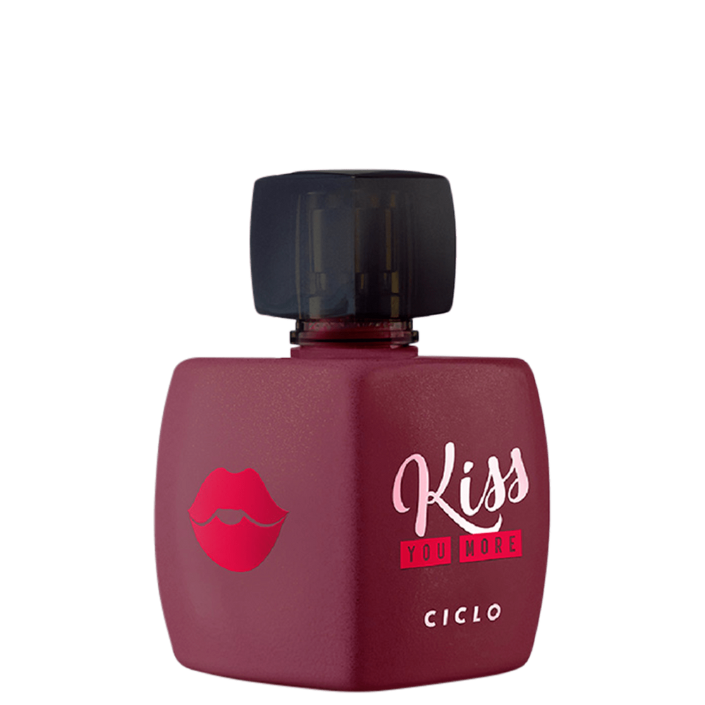 Kiss Me More Ciclo Cosméticos com Caixa - Desodorante Colônia Feminino 100ml