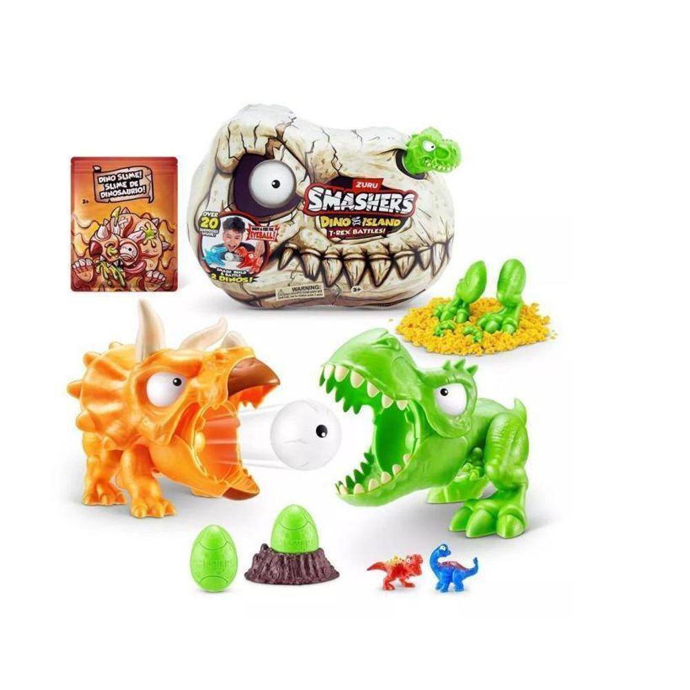 Smashers Dino Island Séries Mini T-Rex Battles - Fun