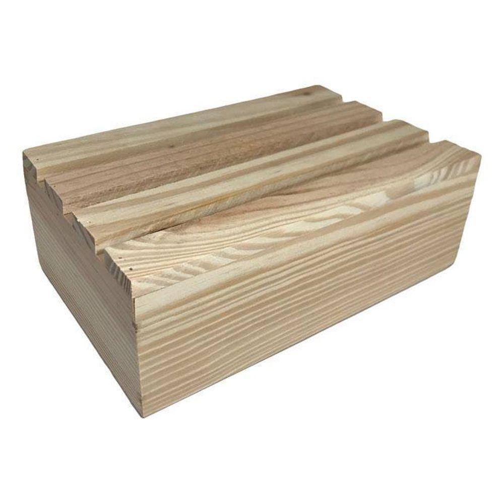 Caixa Pinus Articulada Ripada 28X18X10 Cm