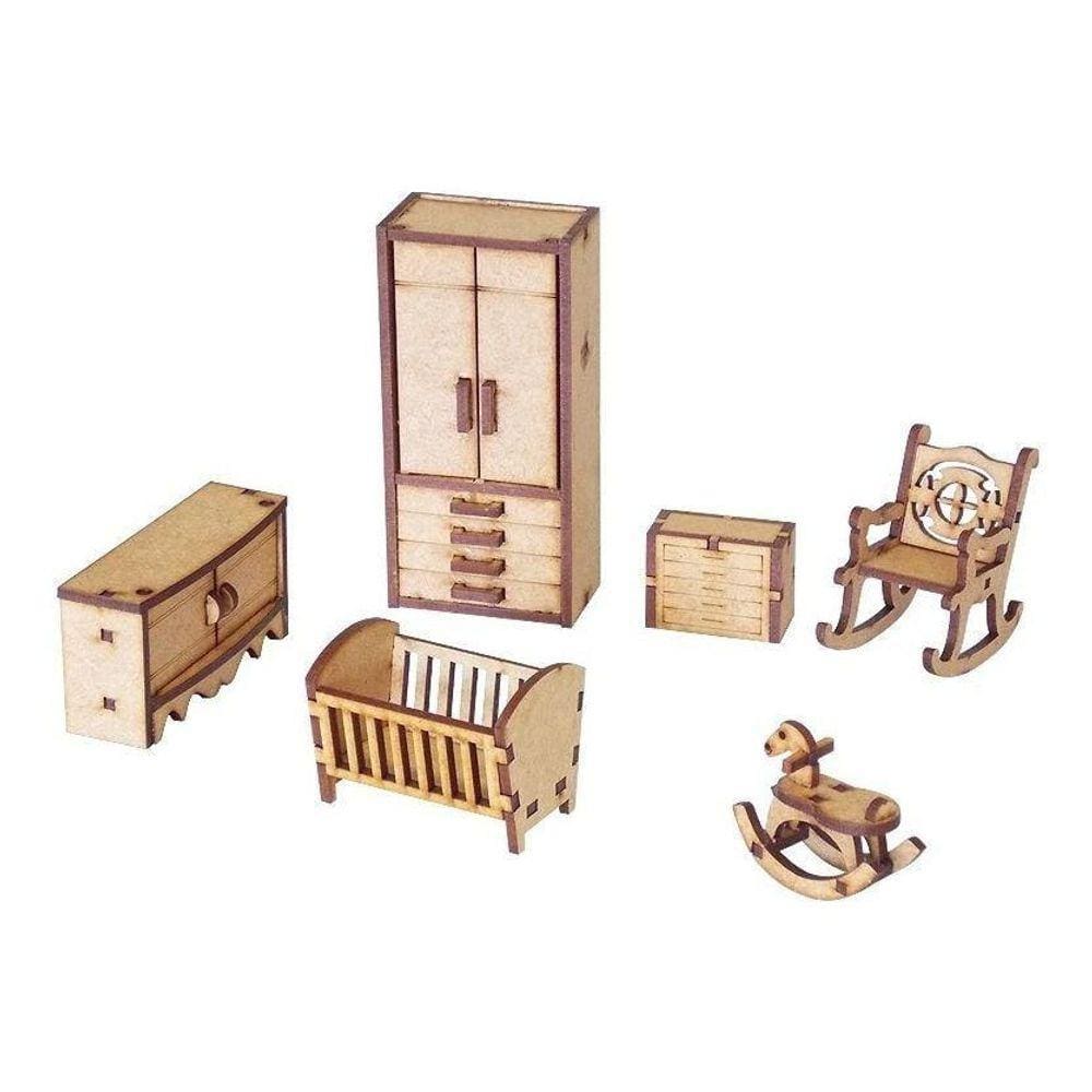 Kit Miniatura Quarto De Bebe K2002
