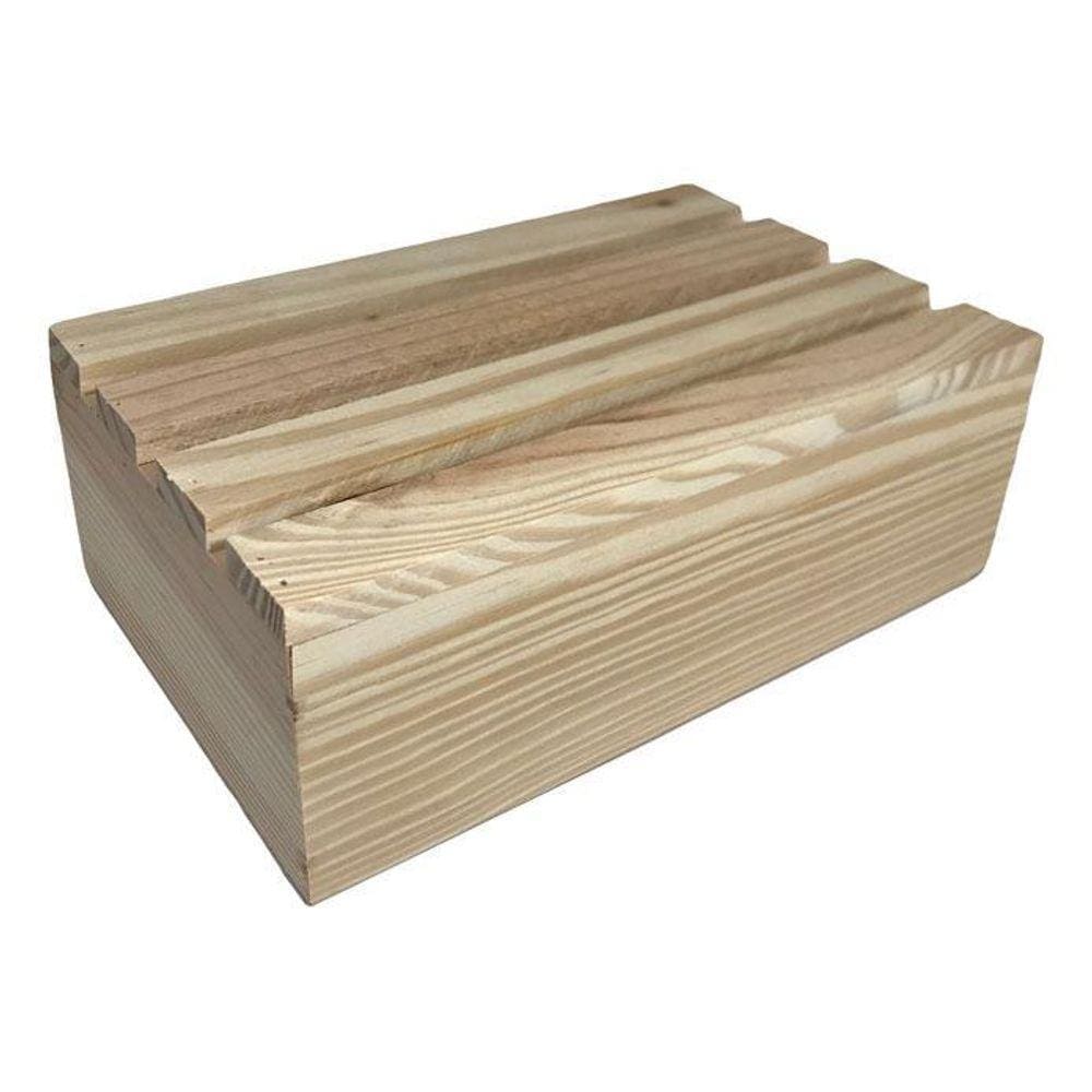 Caixa Pinus Articulada Ripada 28X18X10 Cm