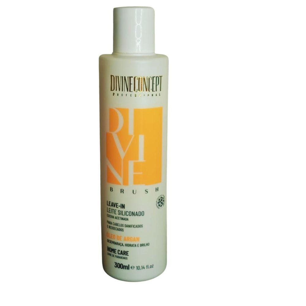 Leave In Leite Siliconado Divine Brush 300Ml Divine Concept