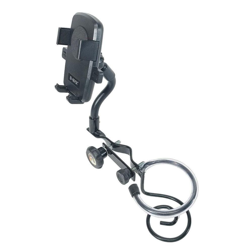 Suporte Duplo De Celular E Liquidos Para Pedestal