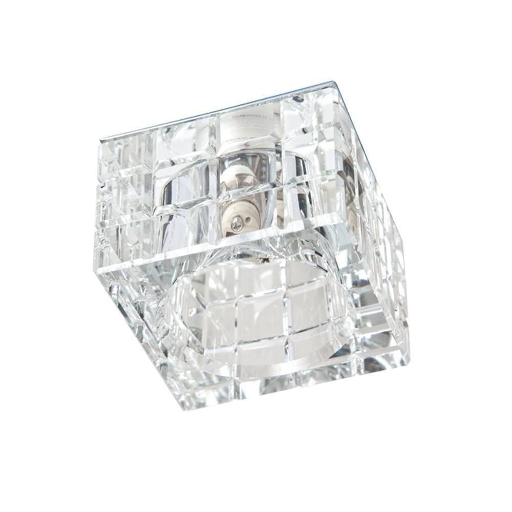 Spot Cristal K9 Embutir Quadrado 7Cm Quarto Banheiro Ac974