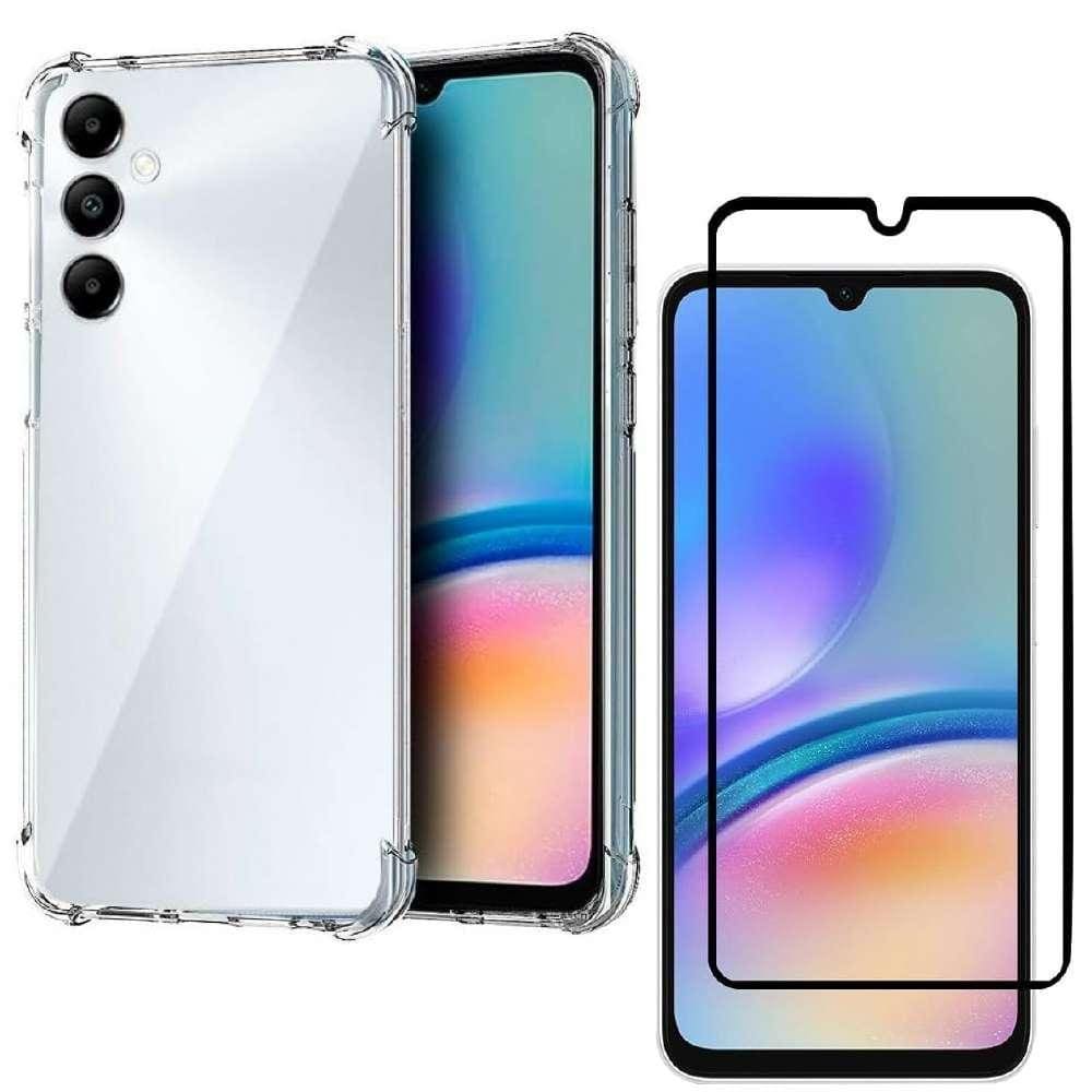 Capinha Anti Shock Para Samsung A05S + Película De Vidro 3D