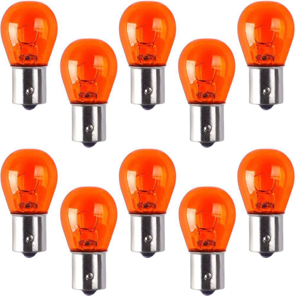 Kit 10 Lâmpadas Faróis Seta Âmbar 12v 1 Polo Caminhão Hella
