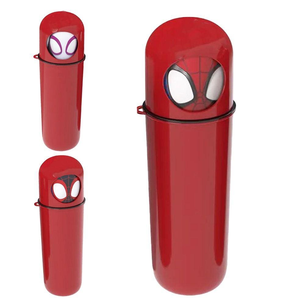 Porta Talher Case Dental Estojo Box Lúdico Multiuso Infantil Personagens - Plasútil