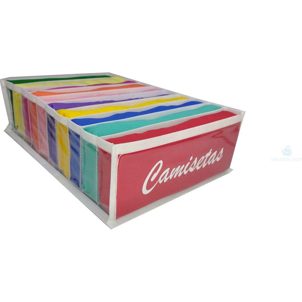 Colmeia Organizadora de Camisetas 10x24x34 tamanho \"G\" / Organizador de Guarda Roupas tamanho \"G\"