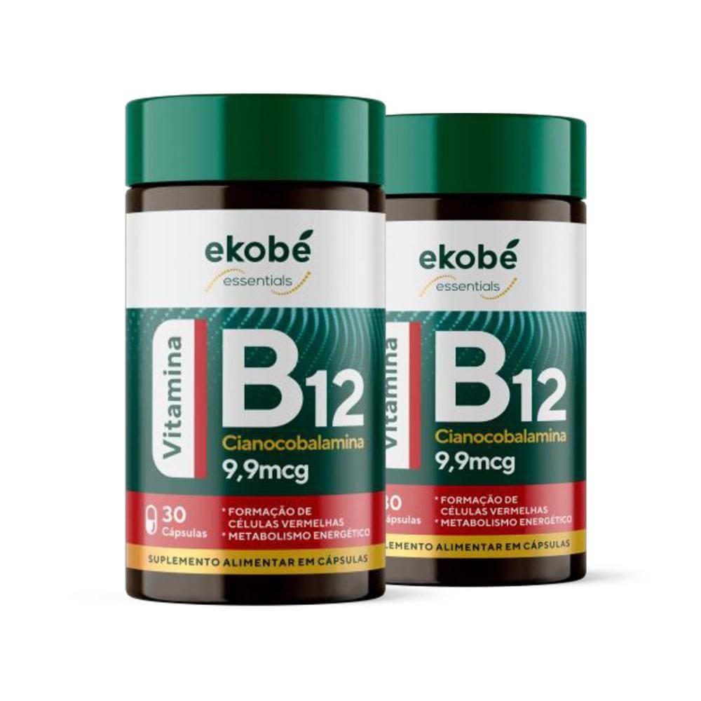 Vitaminas B12 Metabolismo Energético 30 Cápsulas