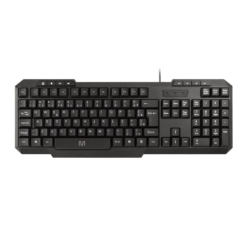 Teclado Slim com Fio TM100 Teclas Silenciosas Multimídia Integradas USB Multi TC206