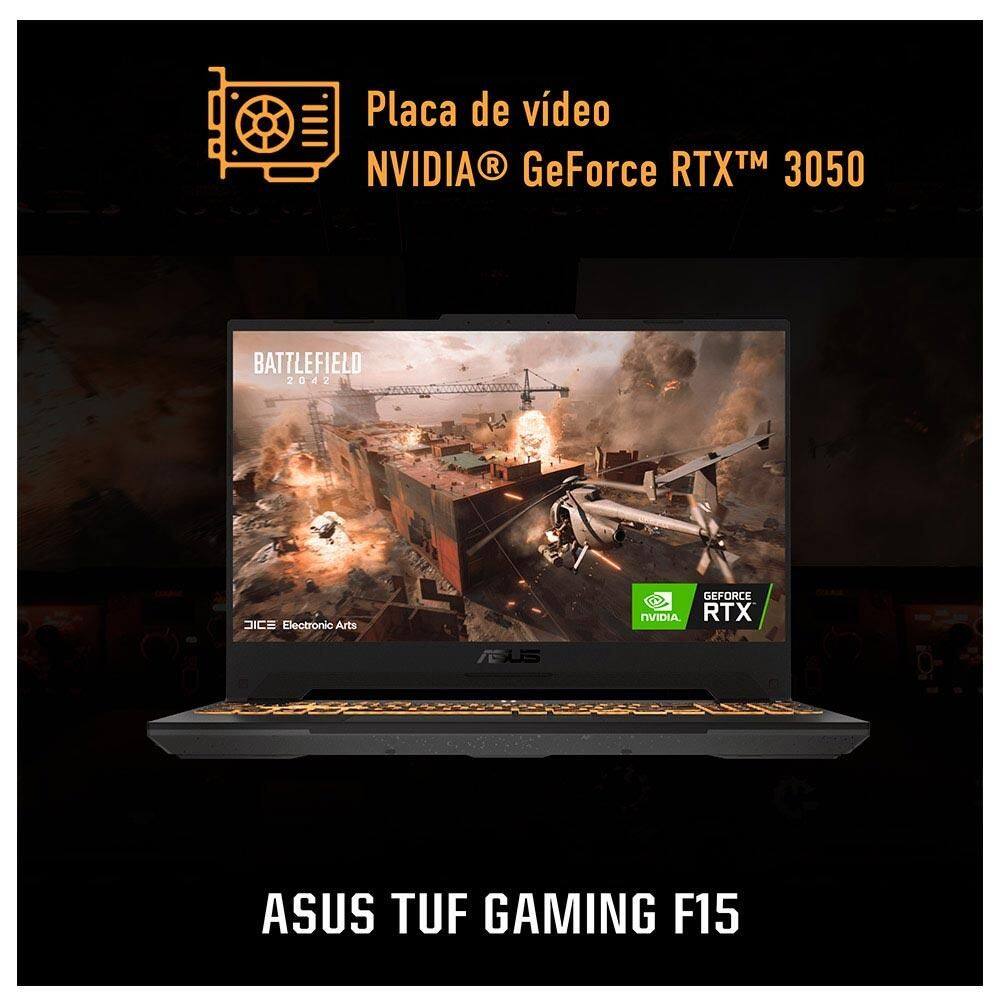 Notebook Gamer Asus TUF Gaming F15, | Extra
