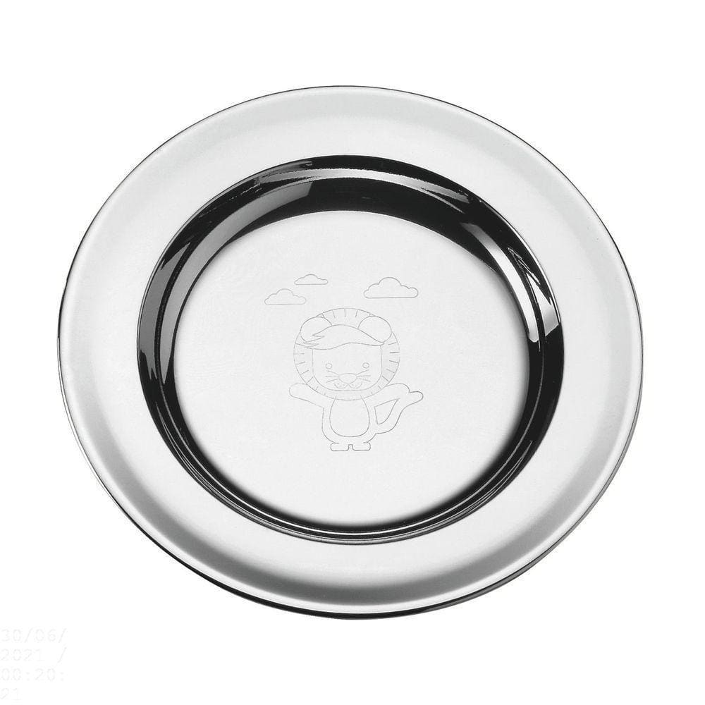 Prato Infantil Tramontina Baby Friends Em Aço Inox 23 Cm Tramontina