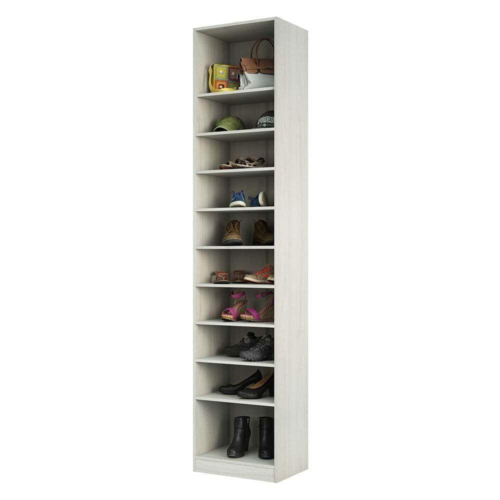Guarda Roupa 50,3cm Módulo Sapateira Com Legno Crema