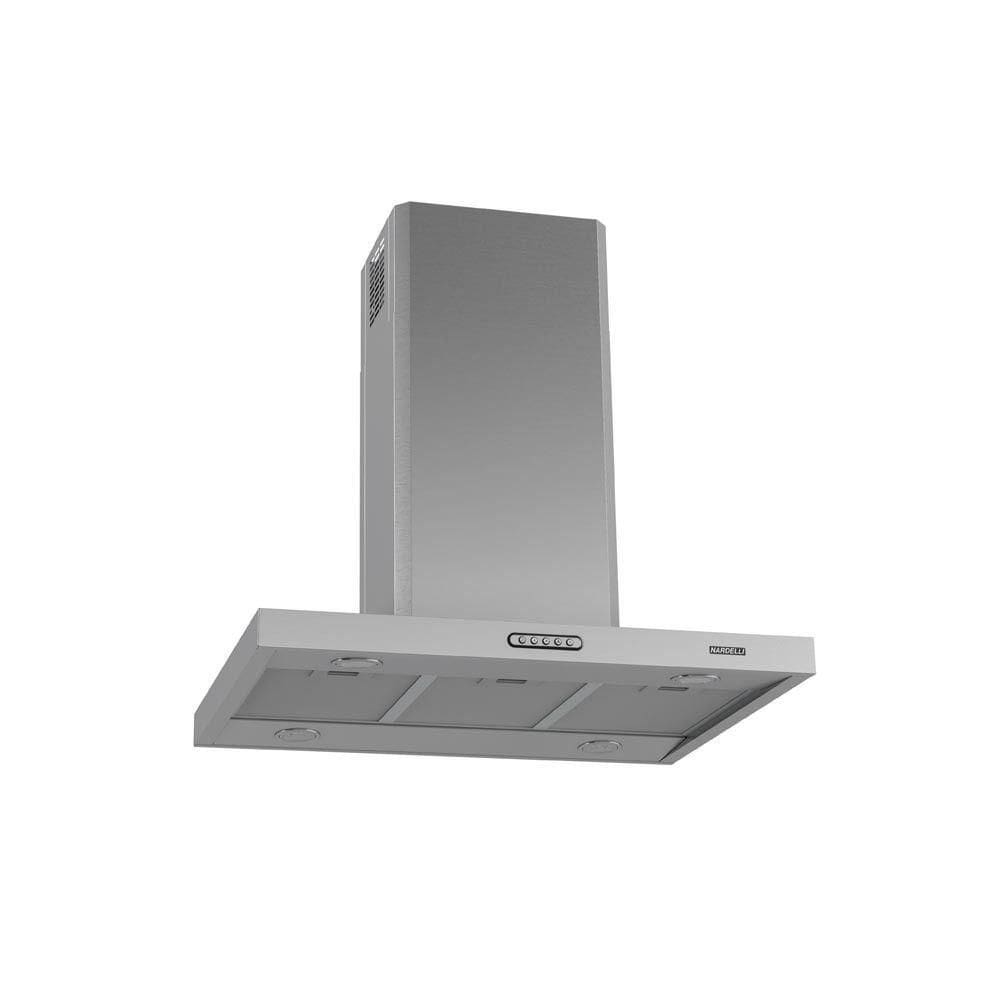 Coifa Ilha Retangular 75Cm 3 Velocidades Inox Inox 220V