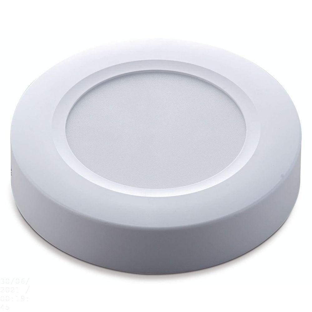 Plafon Led Tramontina Redondo De Sobrepor 1000 Lm 12 W Bivolt 3000 K Luz Amarela Tramontina
