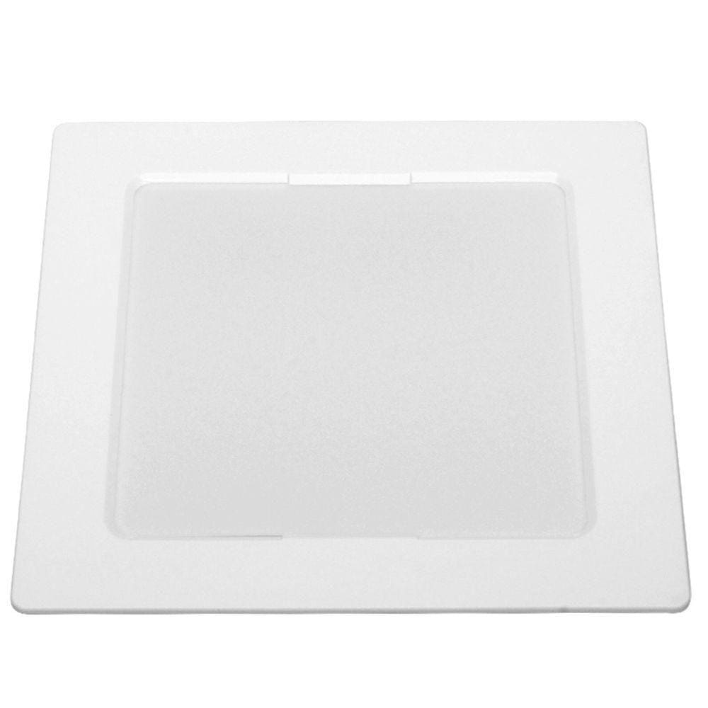 Painel Com Placa De Led Taschibra 24w Lys Quadrado Embutir Bivolt 3000k Luz Quente