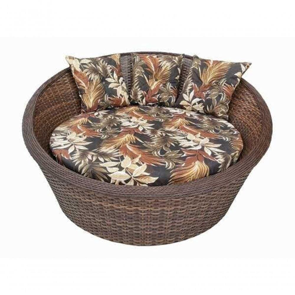 Chaise Orbit Em Revieira Marrom