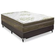 Cama box e Colchão Gold Ultra Gel Casal (138x188) - Ortobom